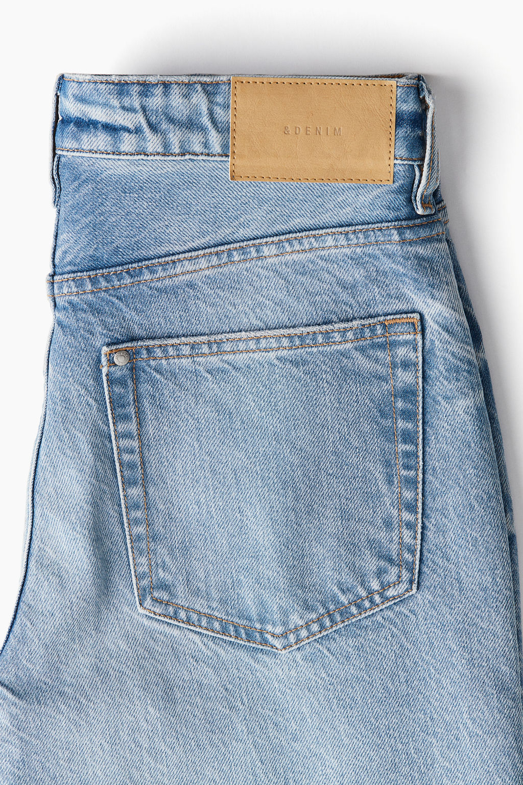 Straight High Cropped Jeans - H&m фото 3
