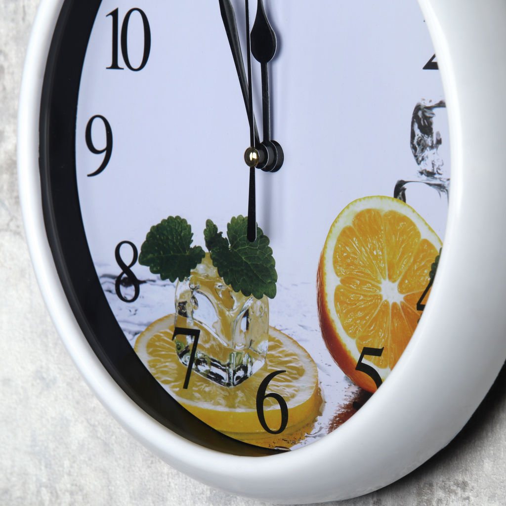 Цена за 1 шт. Часы настенные 20 см / 530F /уп 60/ - Галеонтрейд фото 11