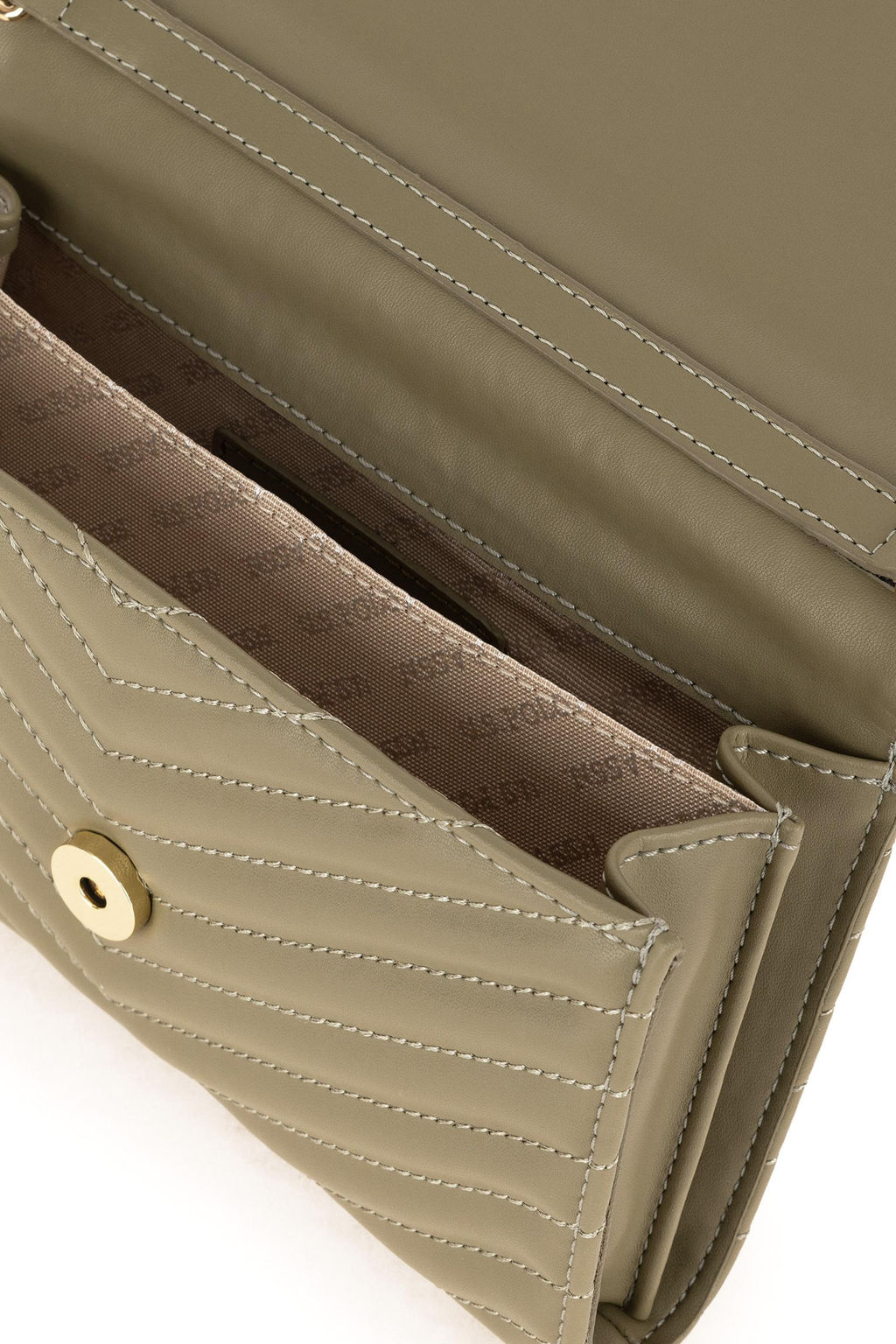 Женская сумка через плечо цвета хаки с ремешком-цепочкой Неожиданная скидка в корзине - U.s. polo assn фото 7