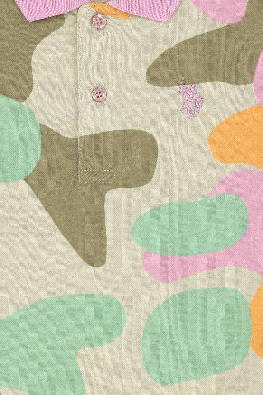 U. S. Polo Assn Серая футболка с воротником-поло для мальчика - U.s. polo assn фото 3