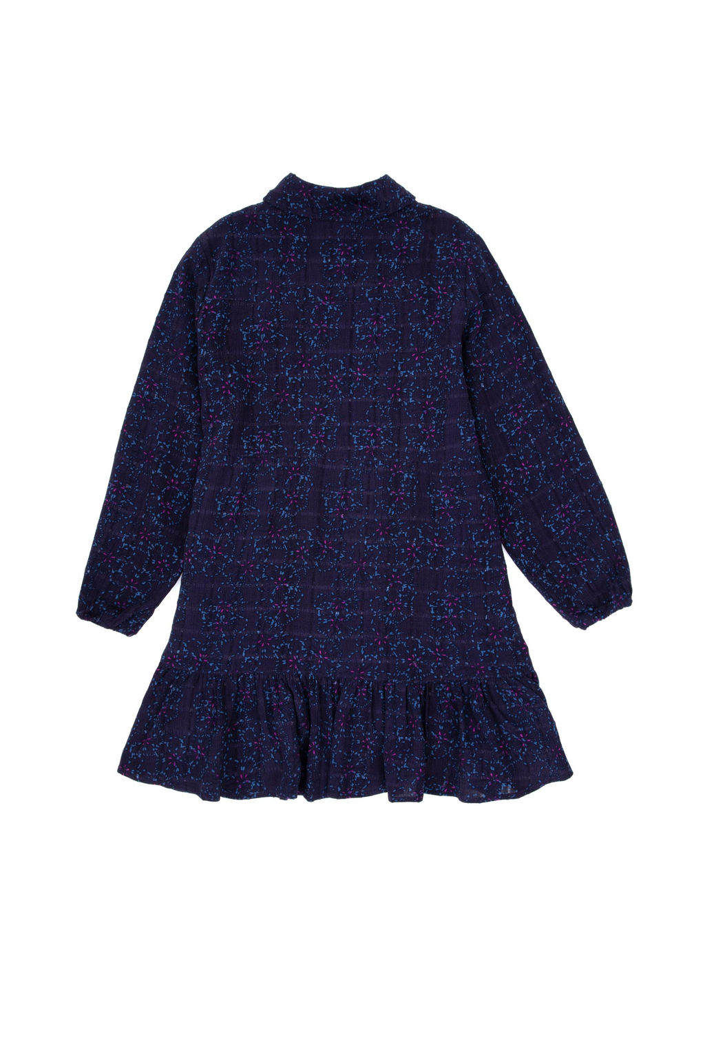 K_z _ocuk Lacivert Dokuma Elbise - U.s. polo assn фото 2