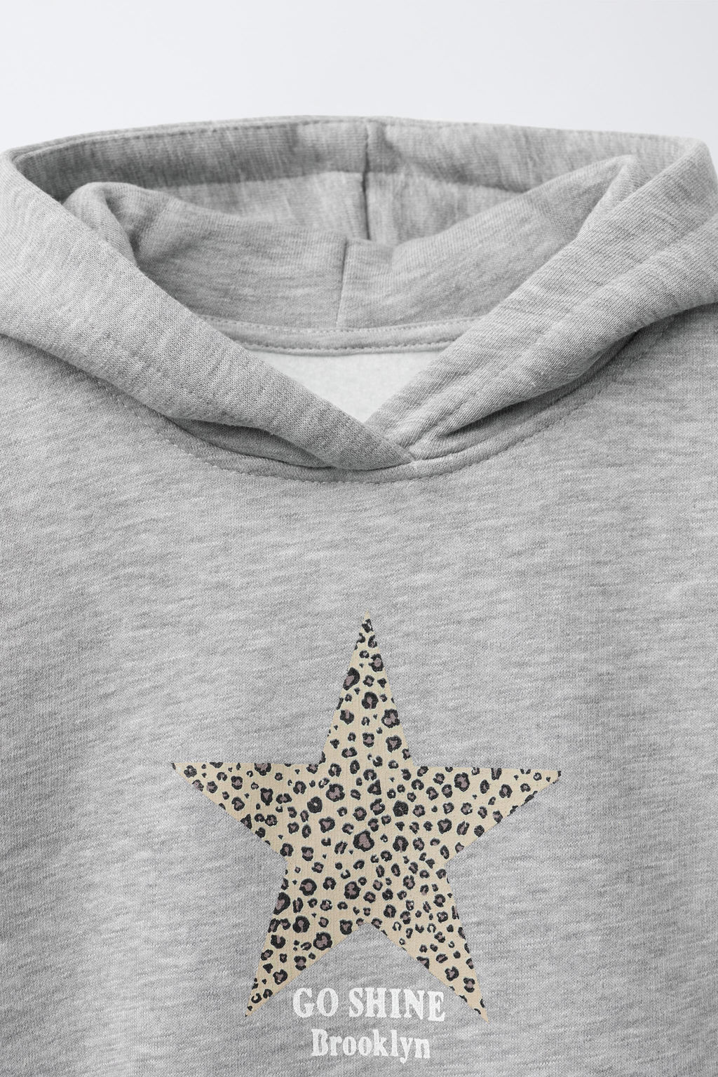 ANIMAL PRINT STAR HOODIE - Zara фото 3