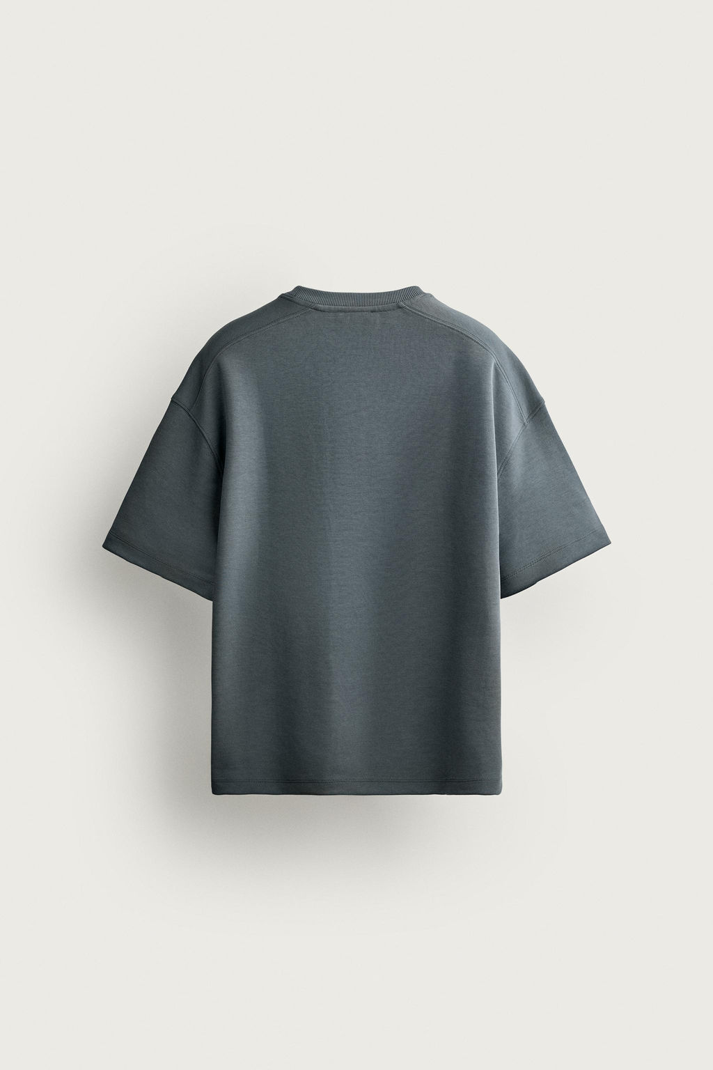 SUDADERA RELAXED FIT INTERLOCK / Azul lavado - Zara фото 9