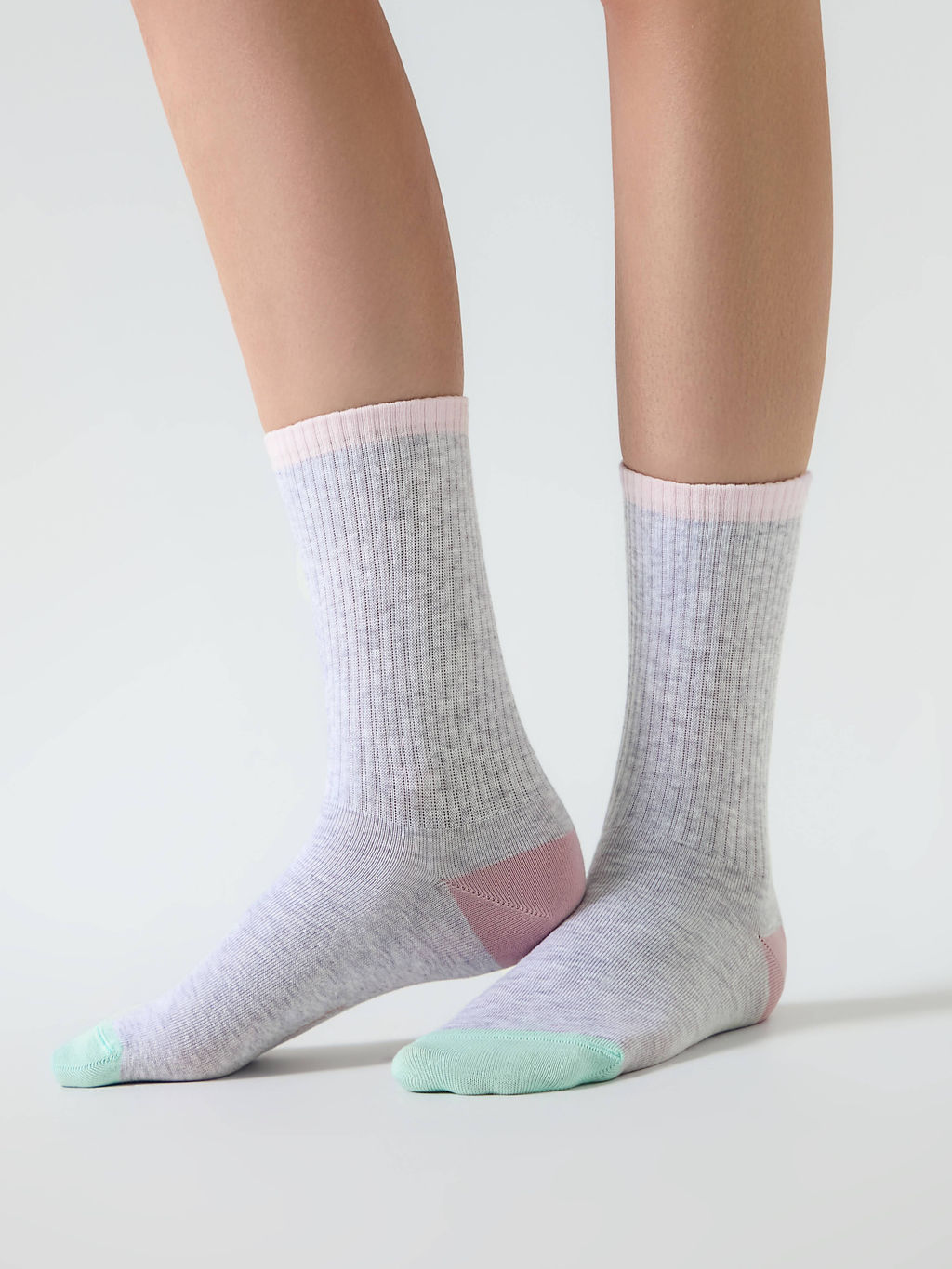Цена за 2 пары. Носки женские CONTE ACTIVE Удлиненные женские хлопковые носки