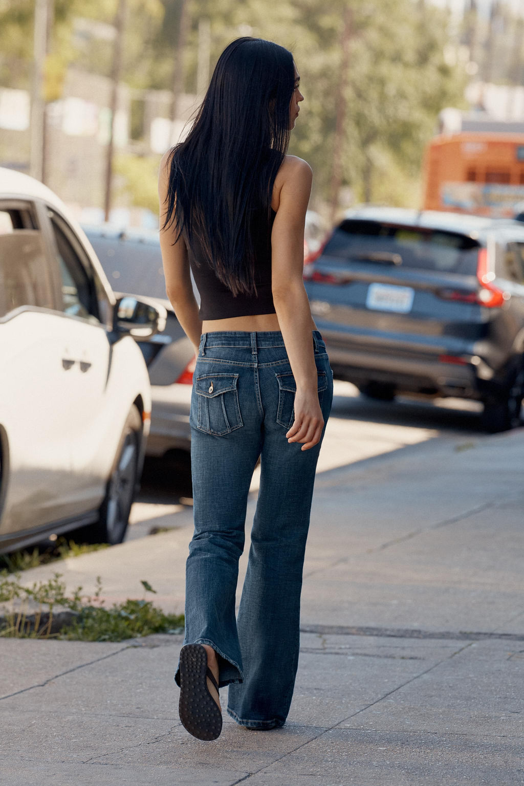 TRF BOOTCUT LOW-RISE JEANS - Zara фото 28