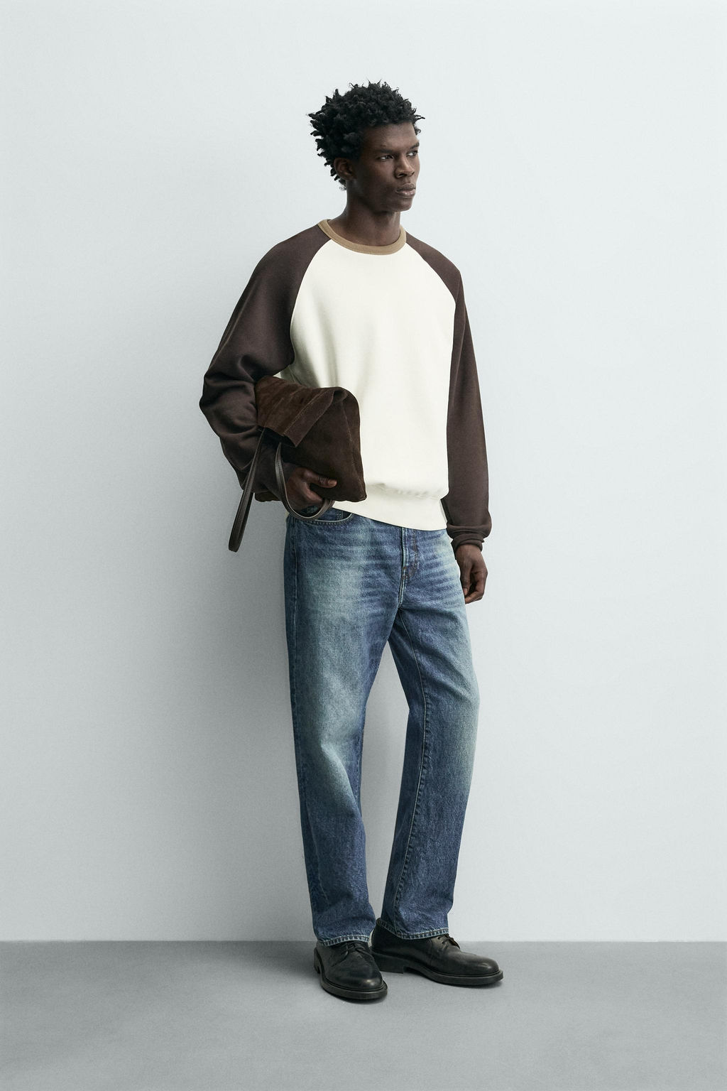SUDADERA CREWNECK COLOR BLOCK / Multicolor