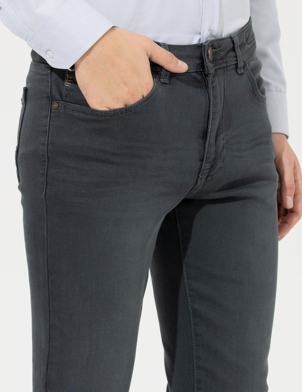 Haki Slim Fit Jean Pantolon - Pierre cardin фото 5