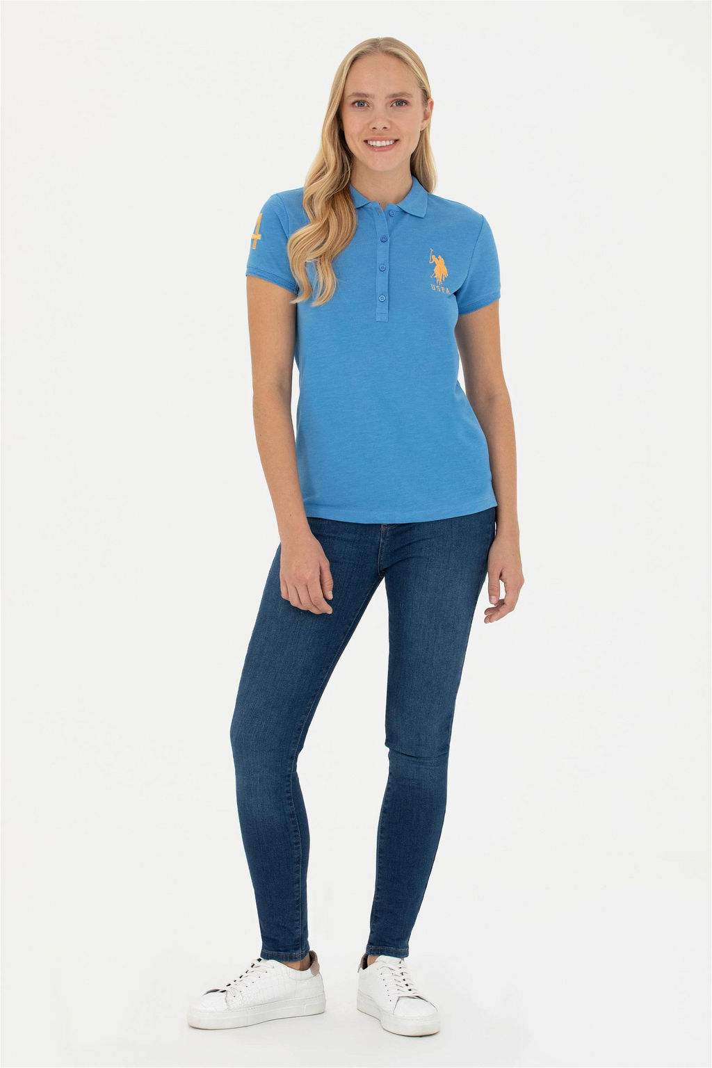 Женская базовая футболка Saks Неожиданная скидка в корзине - U.s. polo assn фото 4