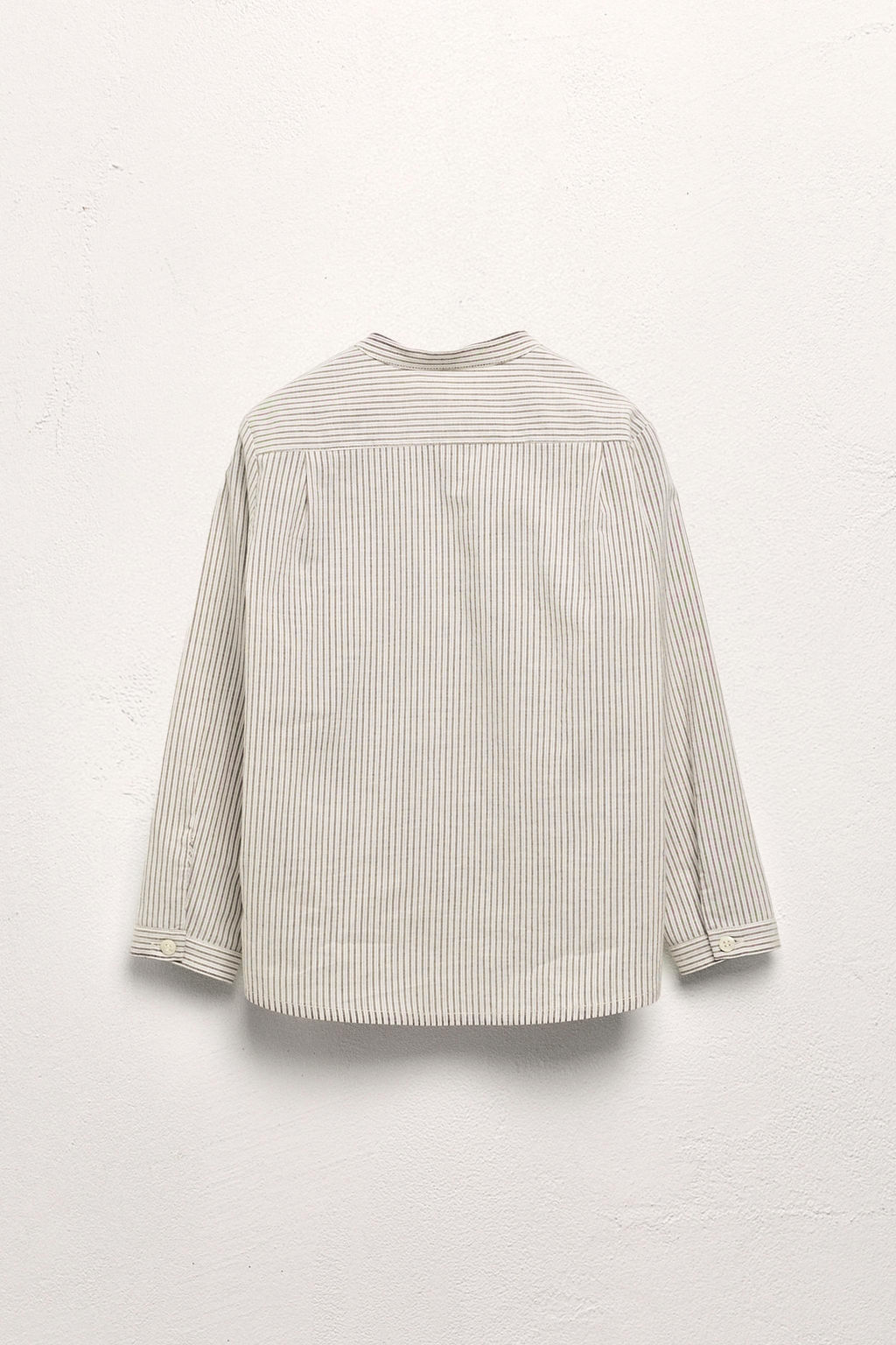 6-10 YEARS / STRIPED STAND COLLAR SHIRT LIMITED EDITION - Zara фото 8