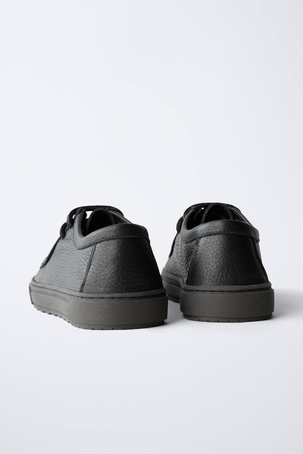 LEATHER SHOES WITH BINDING - Zara фото 6