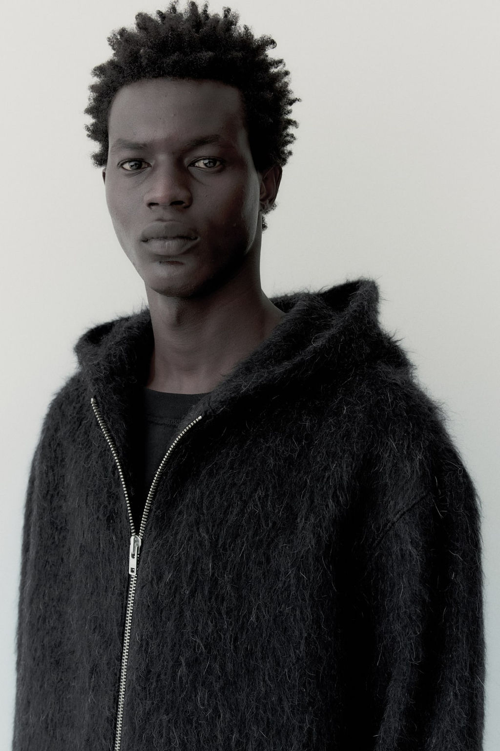 Chaqueta efecto pelo en mezcla de lana - H&m фото 3