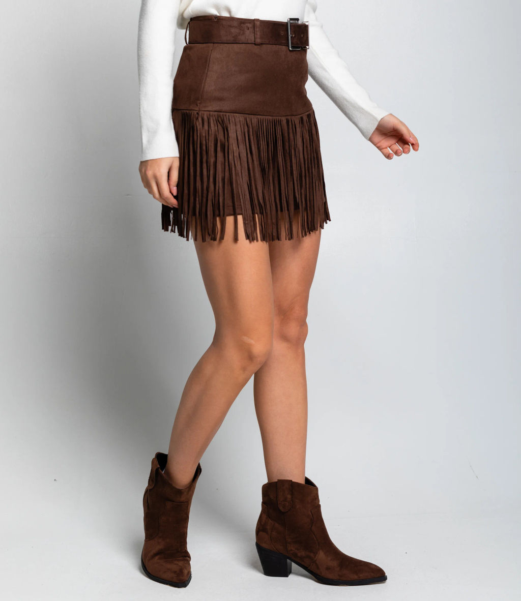 Юбка #КТ2516 (6), шоколадный - Dommod фото 3