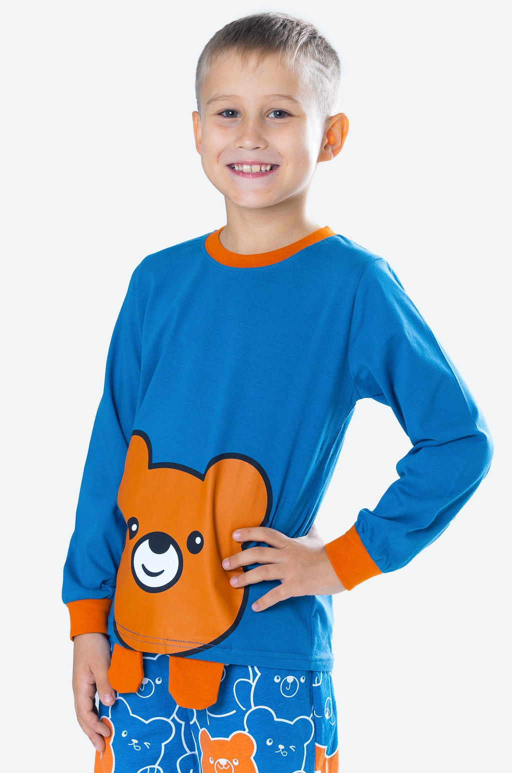 Хлопковая пижама для мальчика Bonito  фото 3