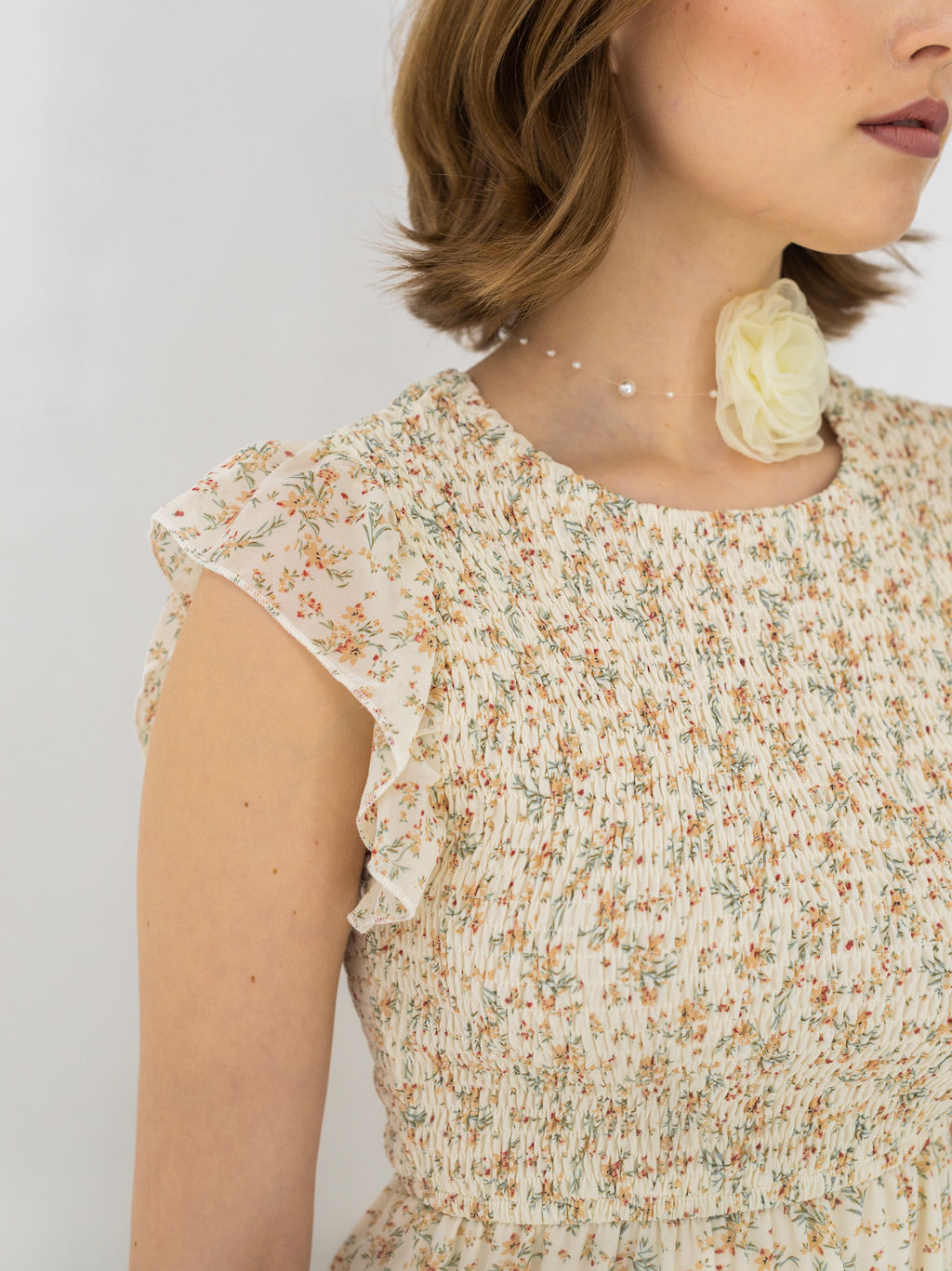 Платье Шерон (молочный) - Nadi bordo фото 6