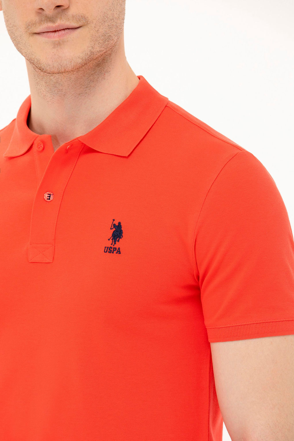 Мужская красная базовая футболка - U.s. polo assn фото 21