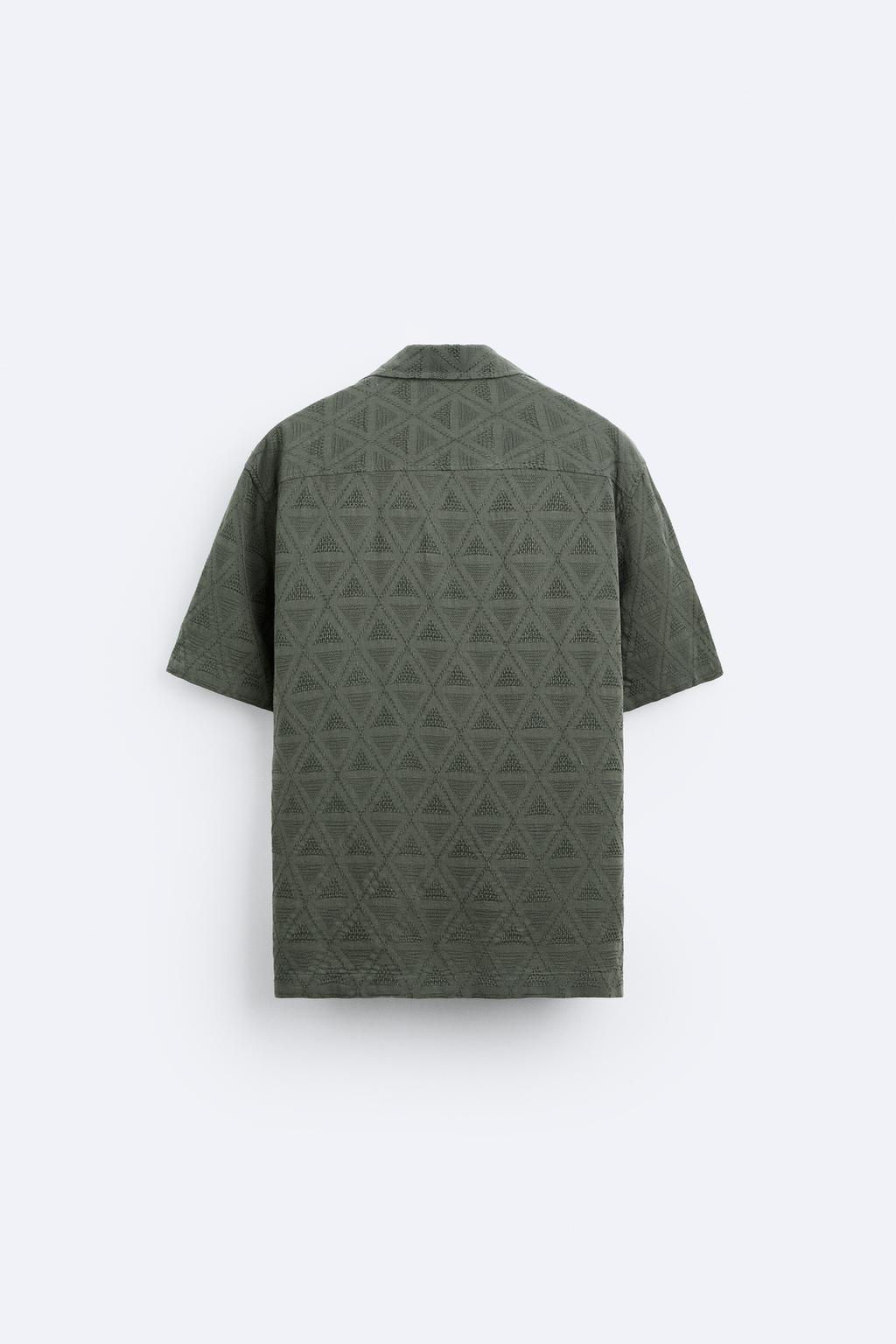 GEOMETRIK JACQUARD GOMLEK - Zara фото 7