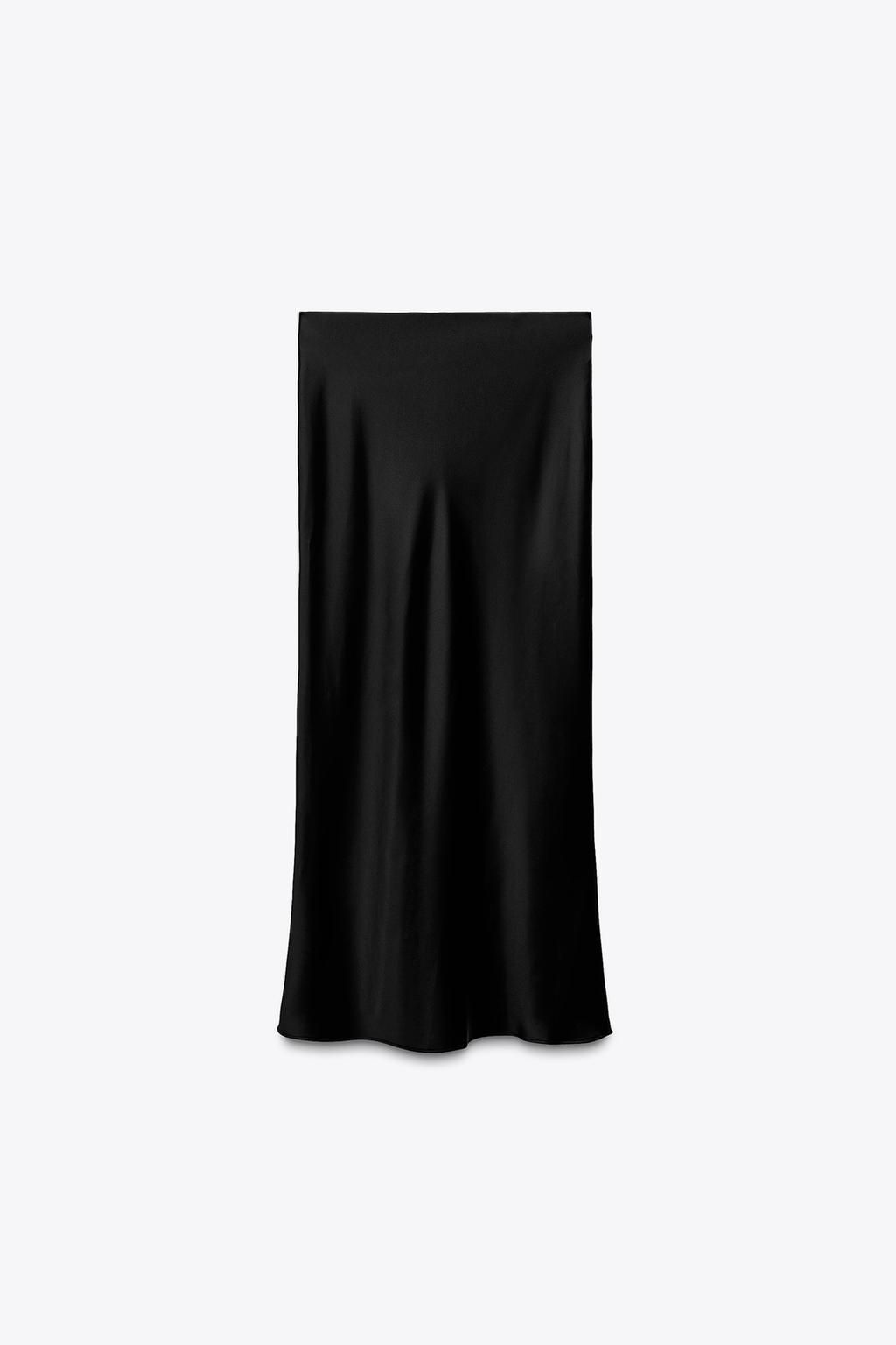 SATIN MIDI SKIRT - Zara фото 17