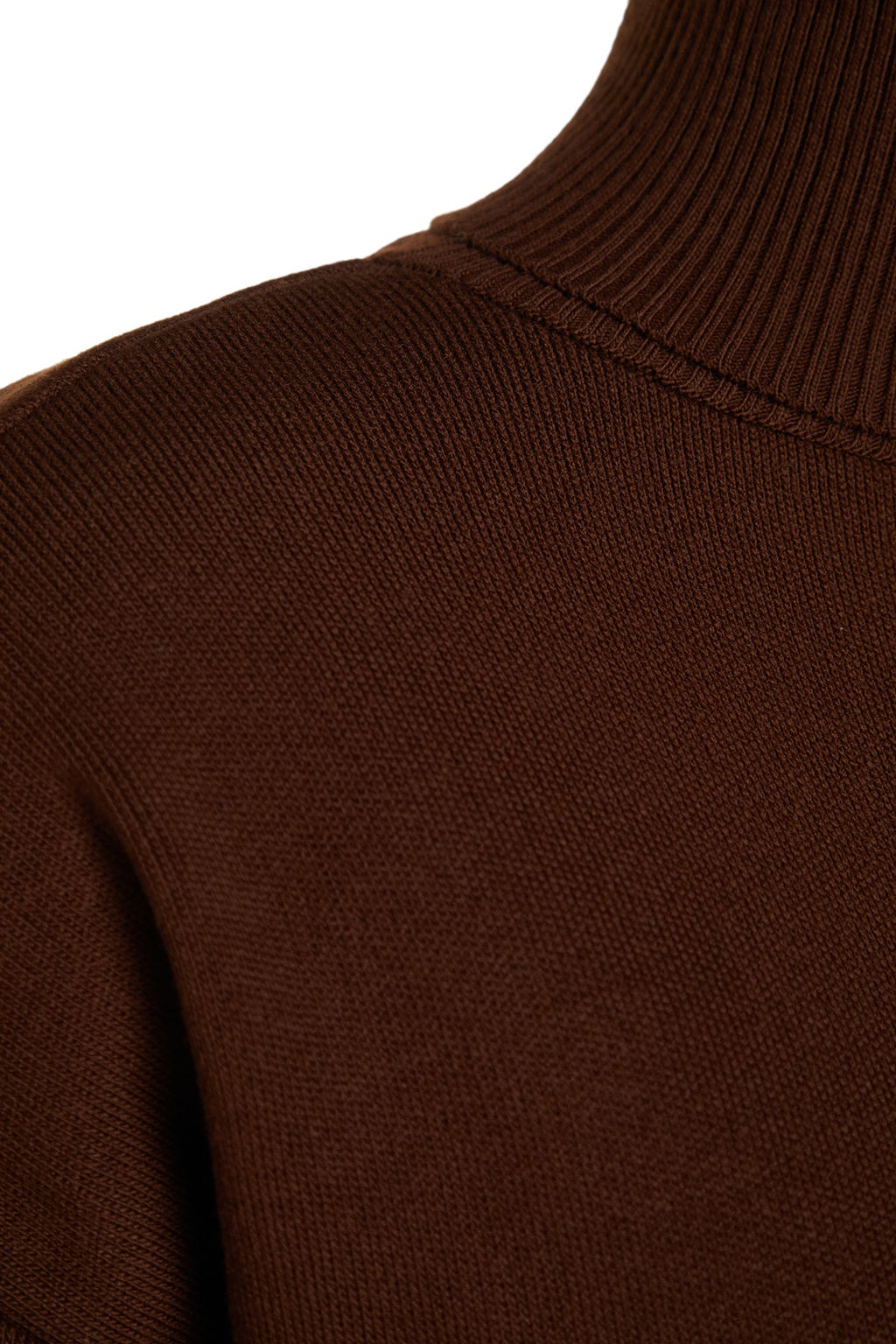 Kahverengi Genis Kal?p Basic Triko Kazak TWOAW23KZ00206