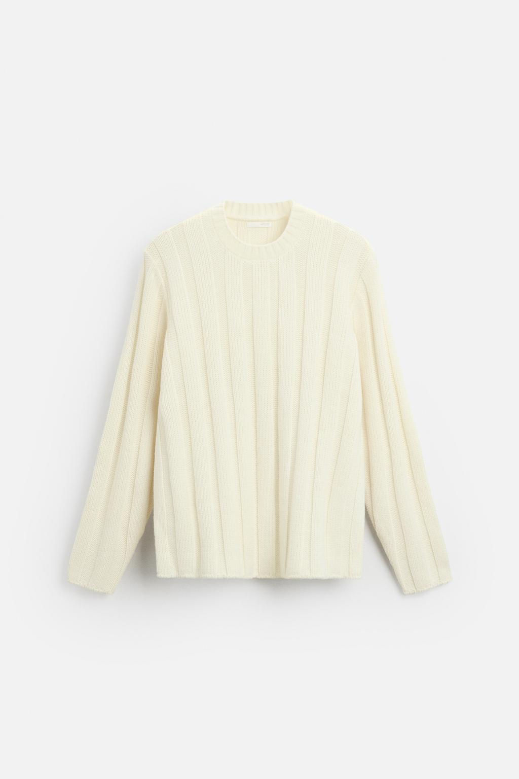 RIBBED TEXTURED SWEATER - Zara фото 7