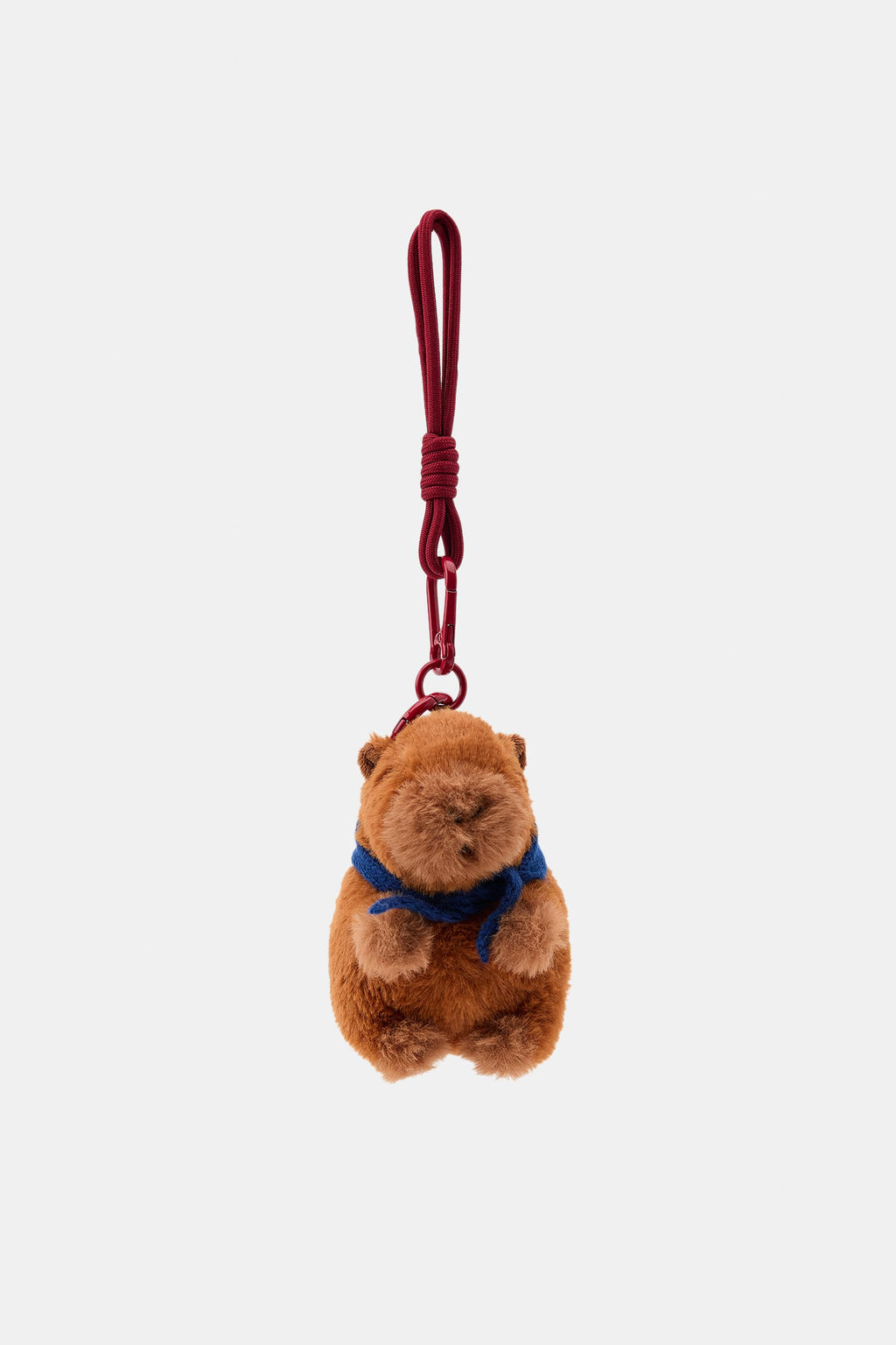 CAPYBARA SCARF CHARM KEY RING - Zara фото 2