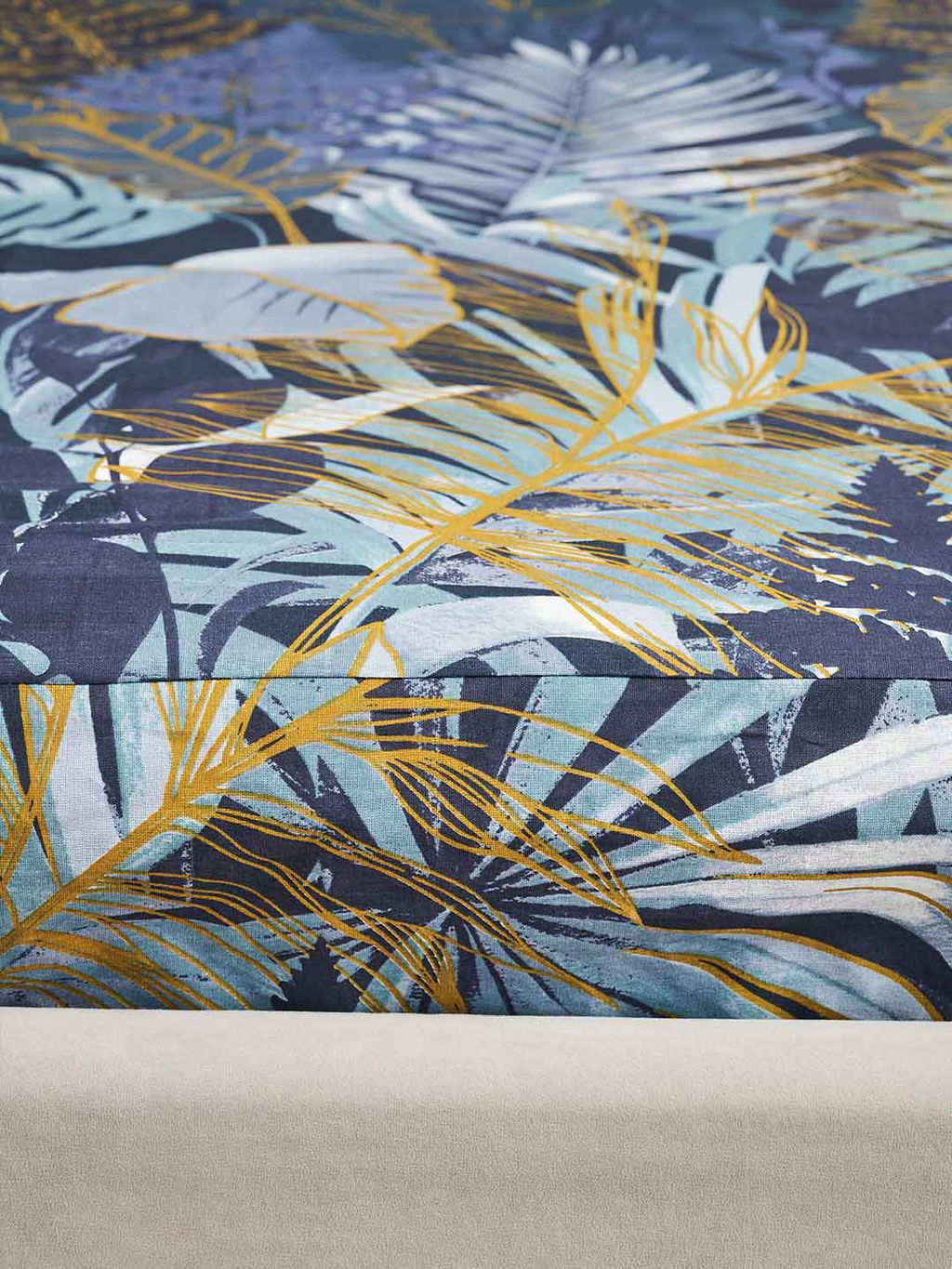 Простыня бязь на резинке - Ночные тропики 160х200х25