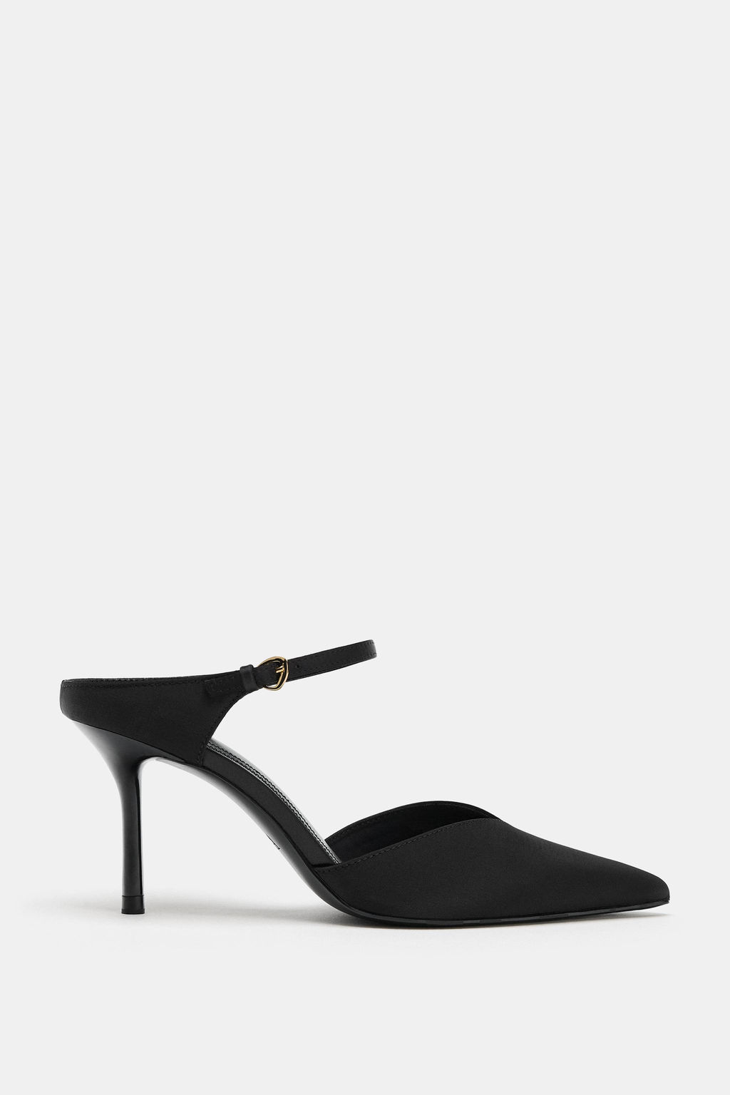 ZAPATO TAC?N DETALLE HEBILLA / Negro - Zara фото 3