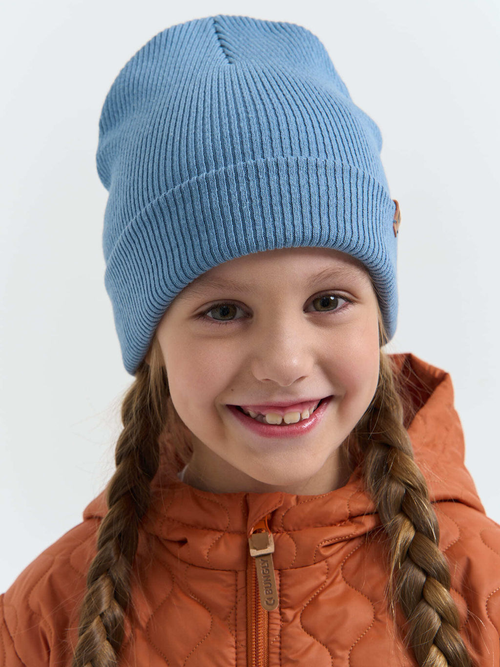 Шапка хлопковая двухслойная Джинс - Bungly фото 7