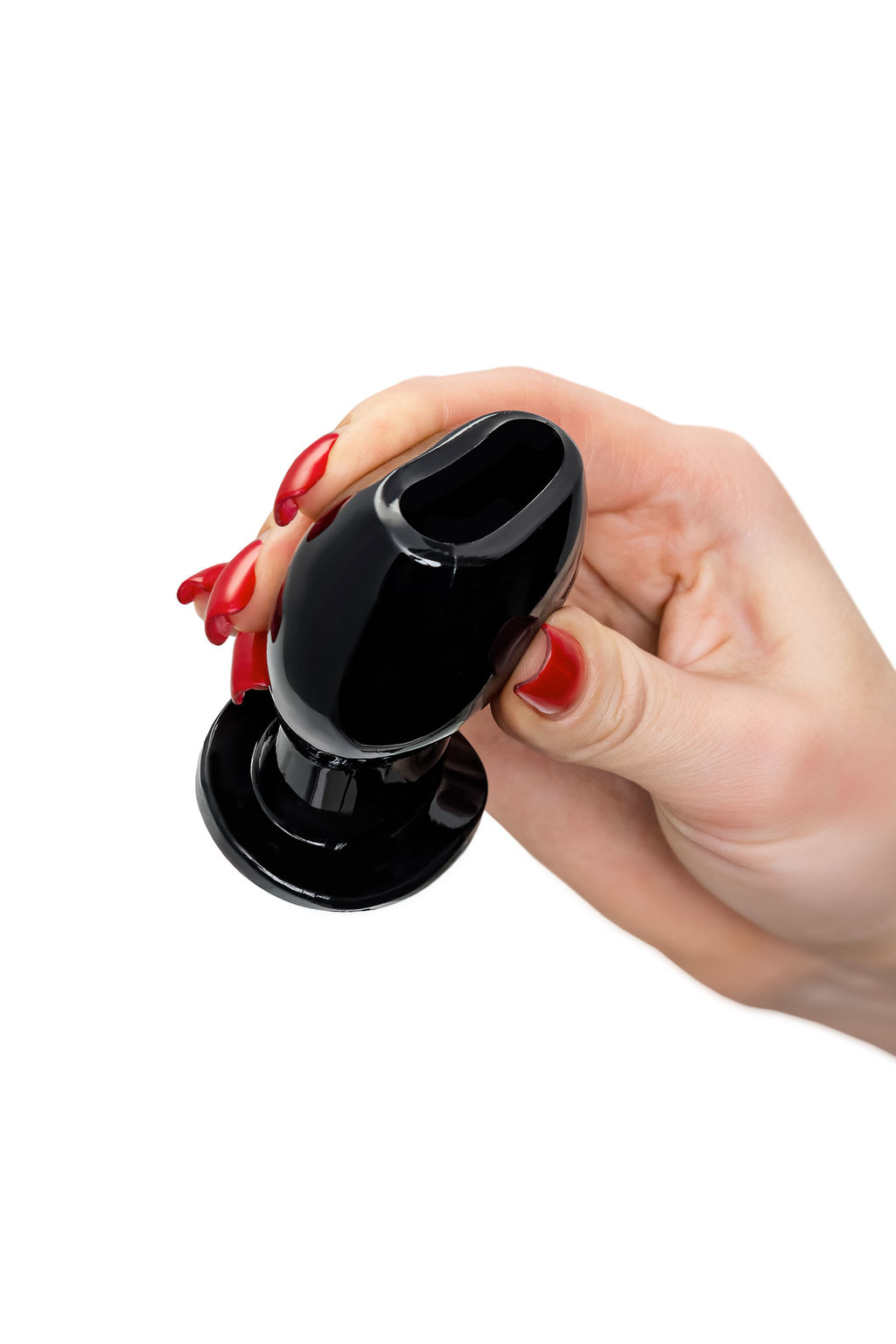 Анальная втулка TOYFA Basic S, TPE, чёрная, 6 см  фото 6