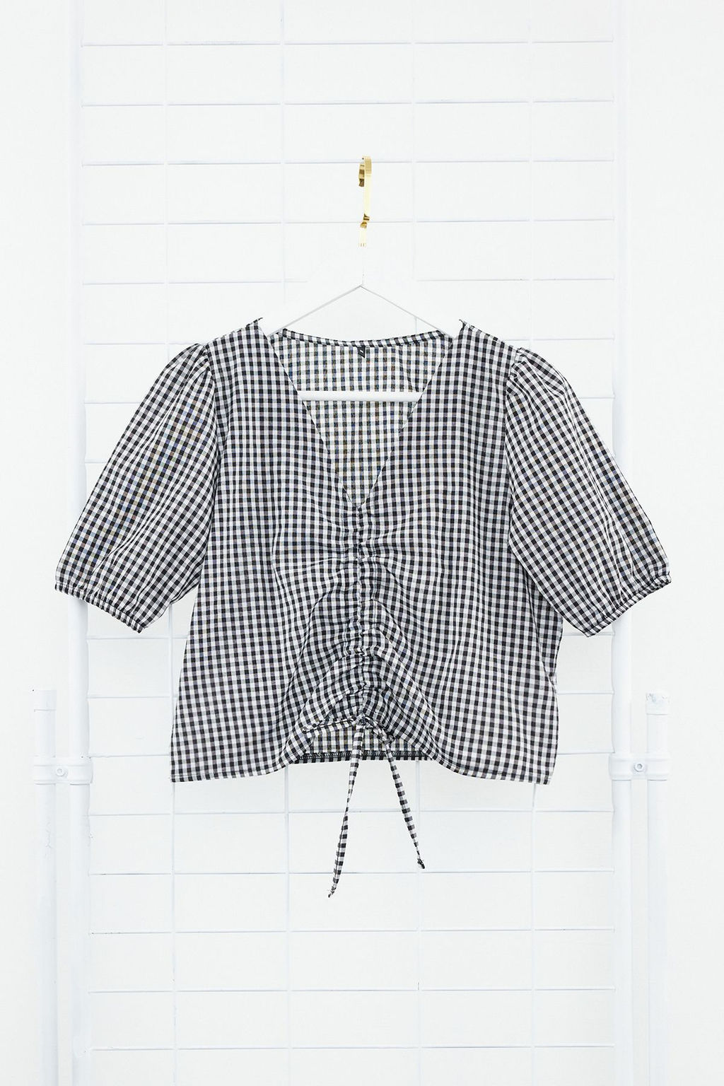 Siyah Buzgulu Potikare Crop Dokuma Bluz TWOSS24BZ00643 - Trendyolmilla фото 6