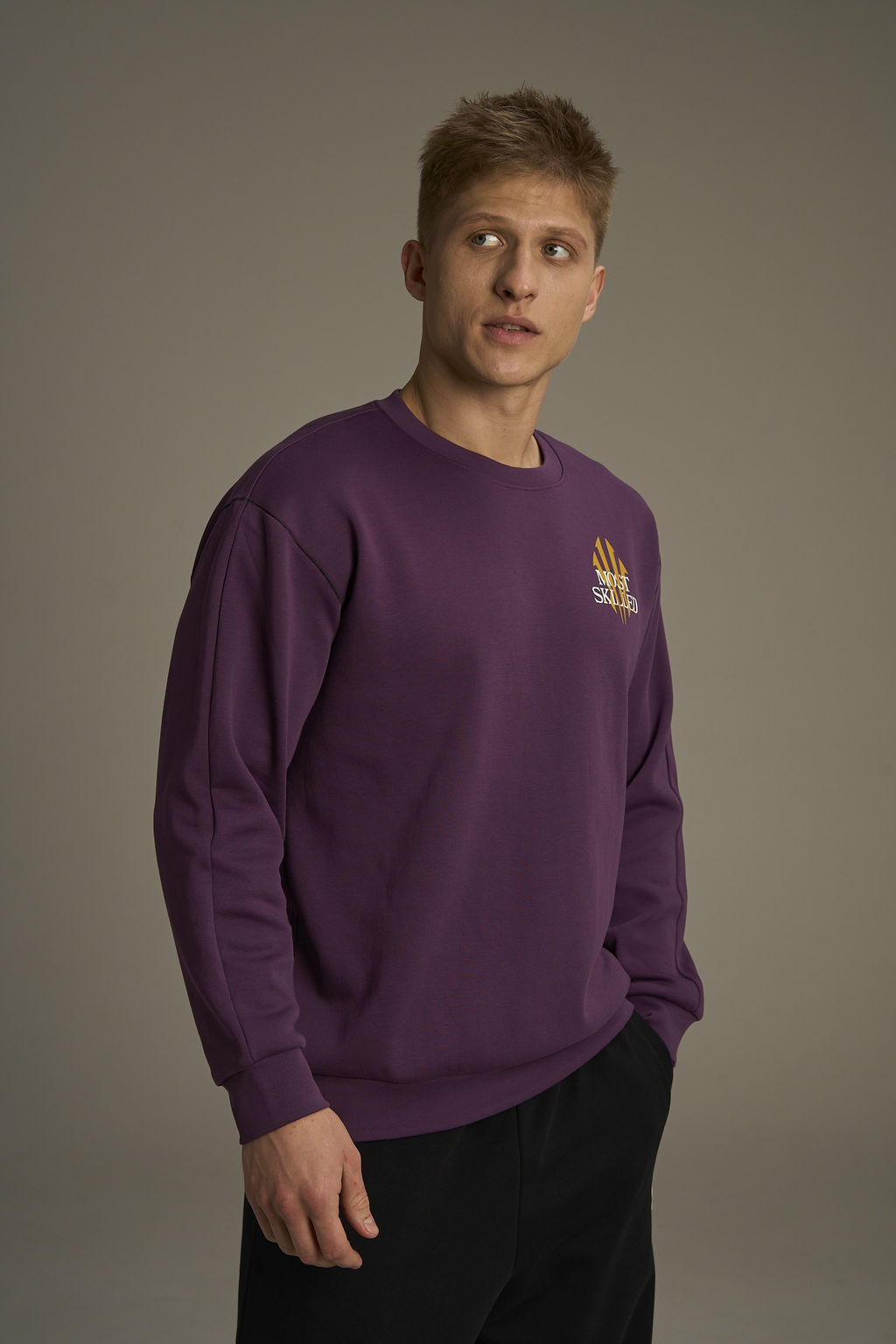 Свитшот утепленный Фиолетовый