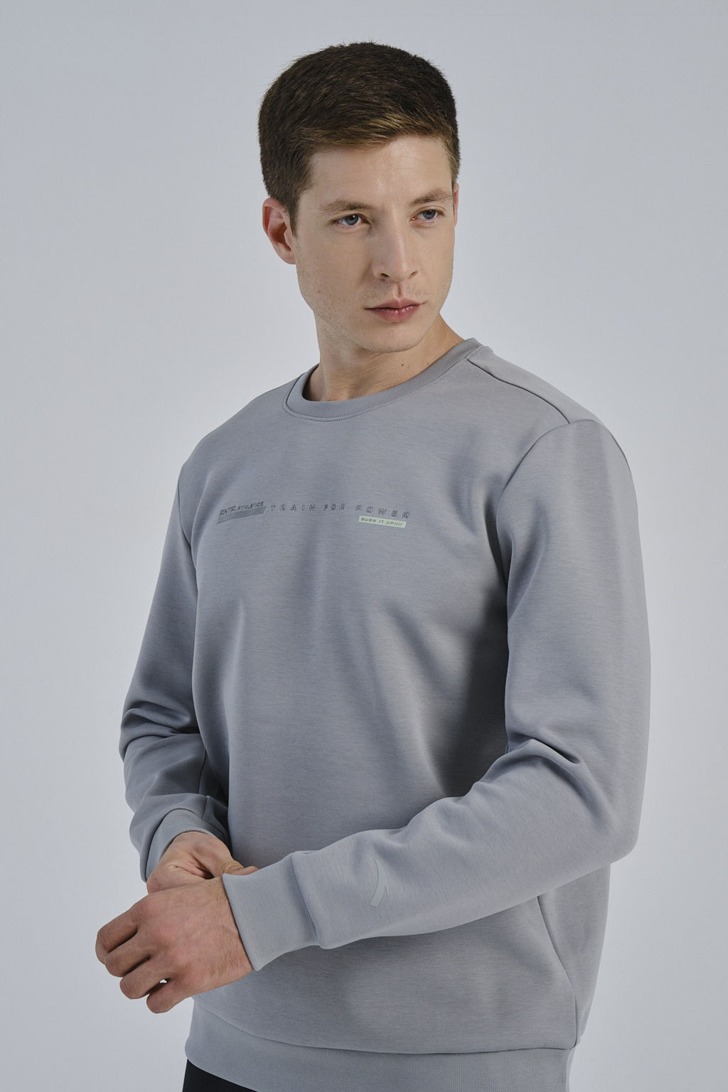 Свитшот Серо-зеленый - Anta фото 4