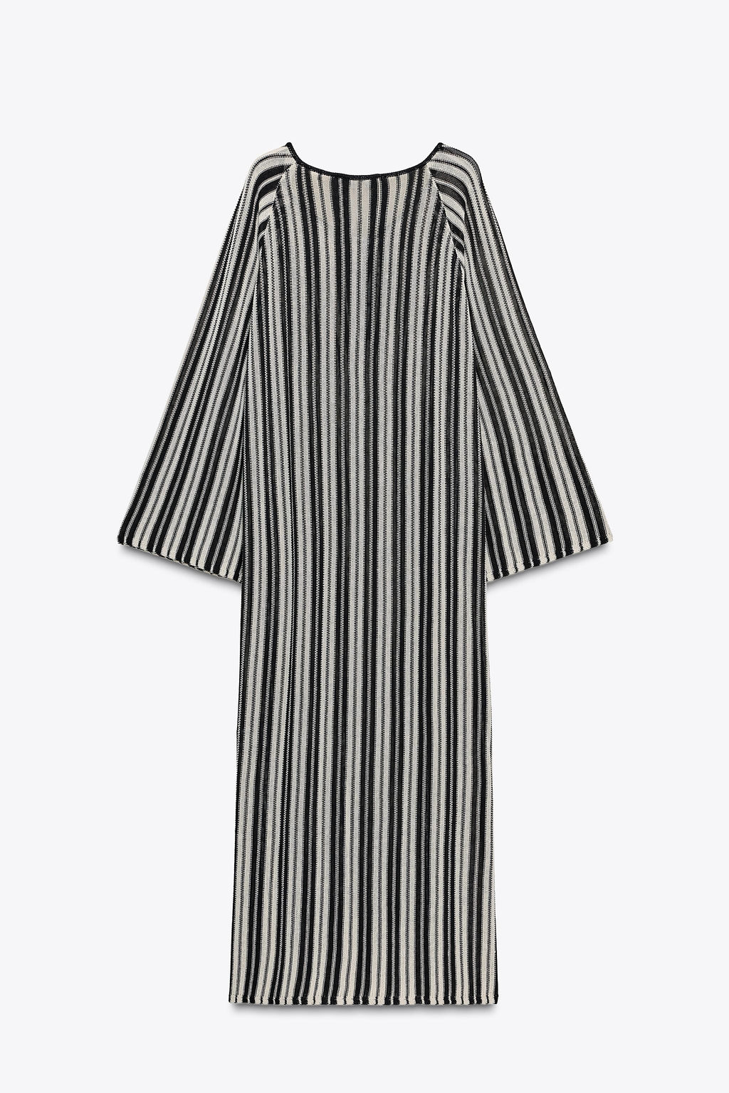 STRIPED KNIT DRESS WITH LINEN - Zara фото 19