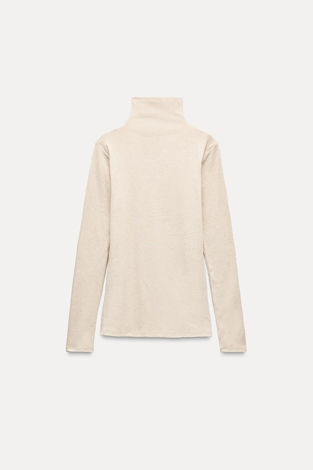 RIBBED BUTTON JACKET - Zara фото 4