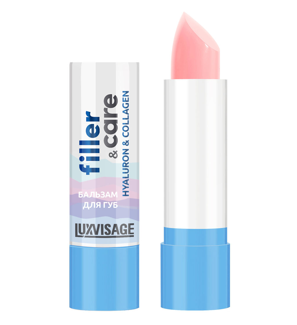 LuxVisage Бальзам для губ filler & care hyaluron & collagen 3,9г