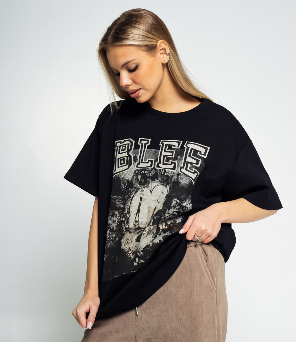 Футболка #КТ12664, чёрный - Dommod фото 2