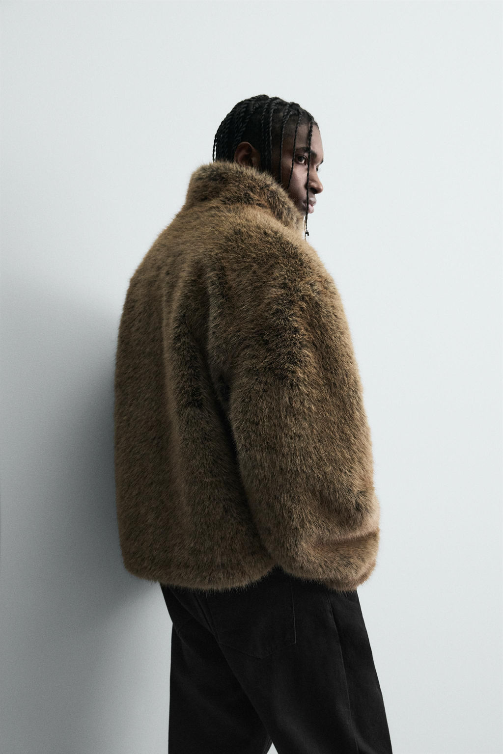 SHORT FAUX FUR COAT - Zara фото 8