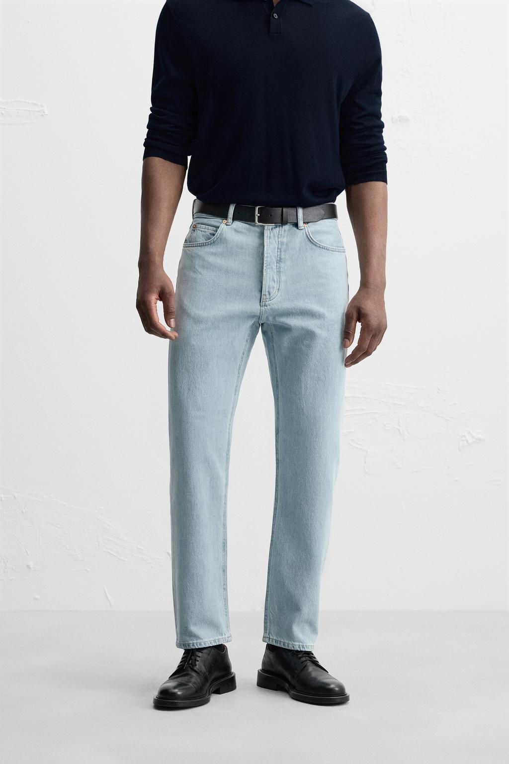 STRAIGHT-FIT REGULAR JEANS - Zara фото 38