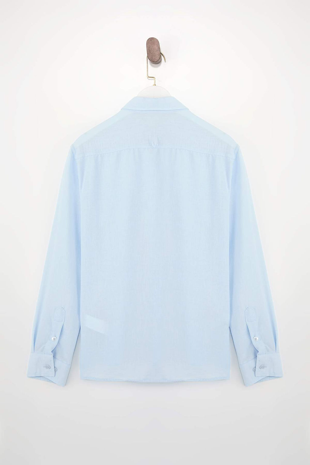 Ac?k Mavi Regular Erkek Gomlek TMNSS26GO00008