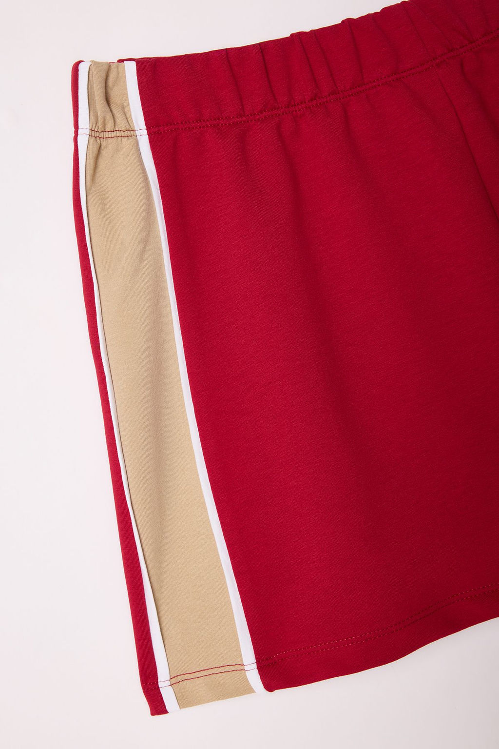 TRENDYOLMILLA Gri Melanj Renk Bloklu Mini Sort & Bermuda TWOSS25SR00063  фото 6