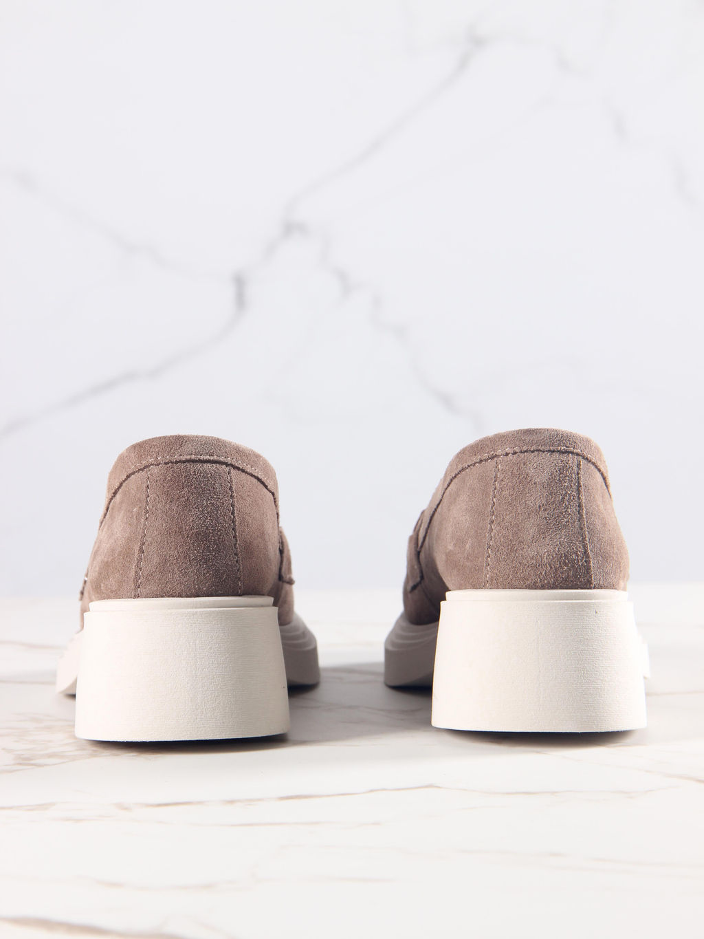 Лоферы туфли 173.1453be.Коричневый капучино замша