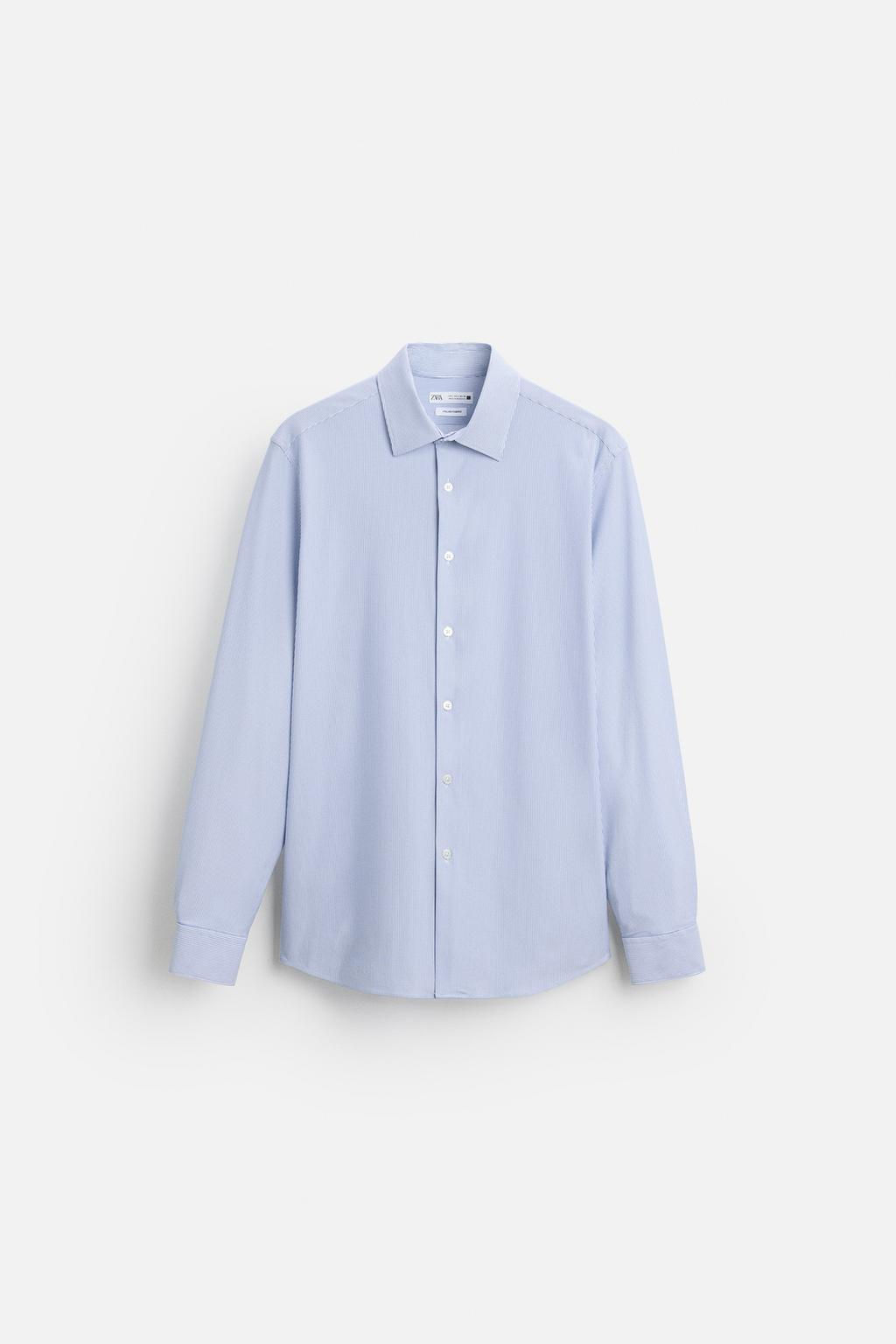 TEXTURED STRETCH SHIRT - Zara фото 6