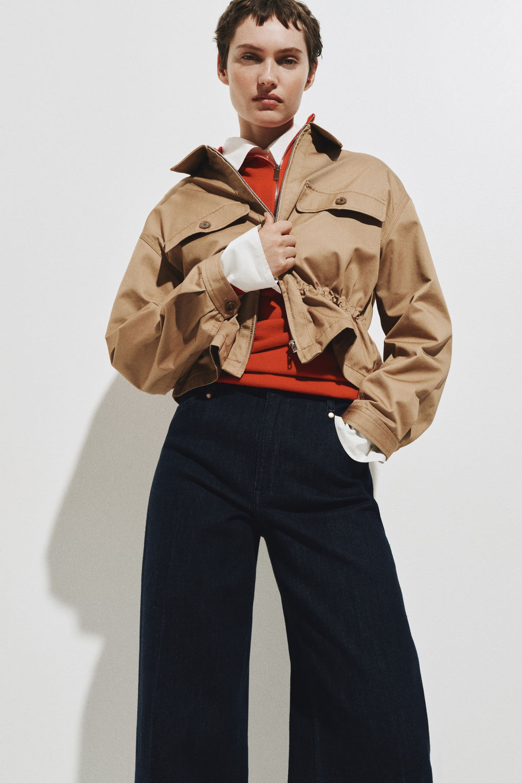 Wide High Waist Jeans - H&m фото 3
