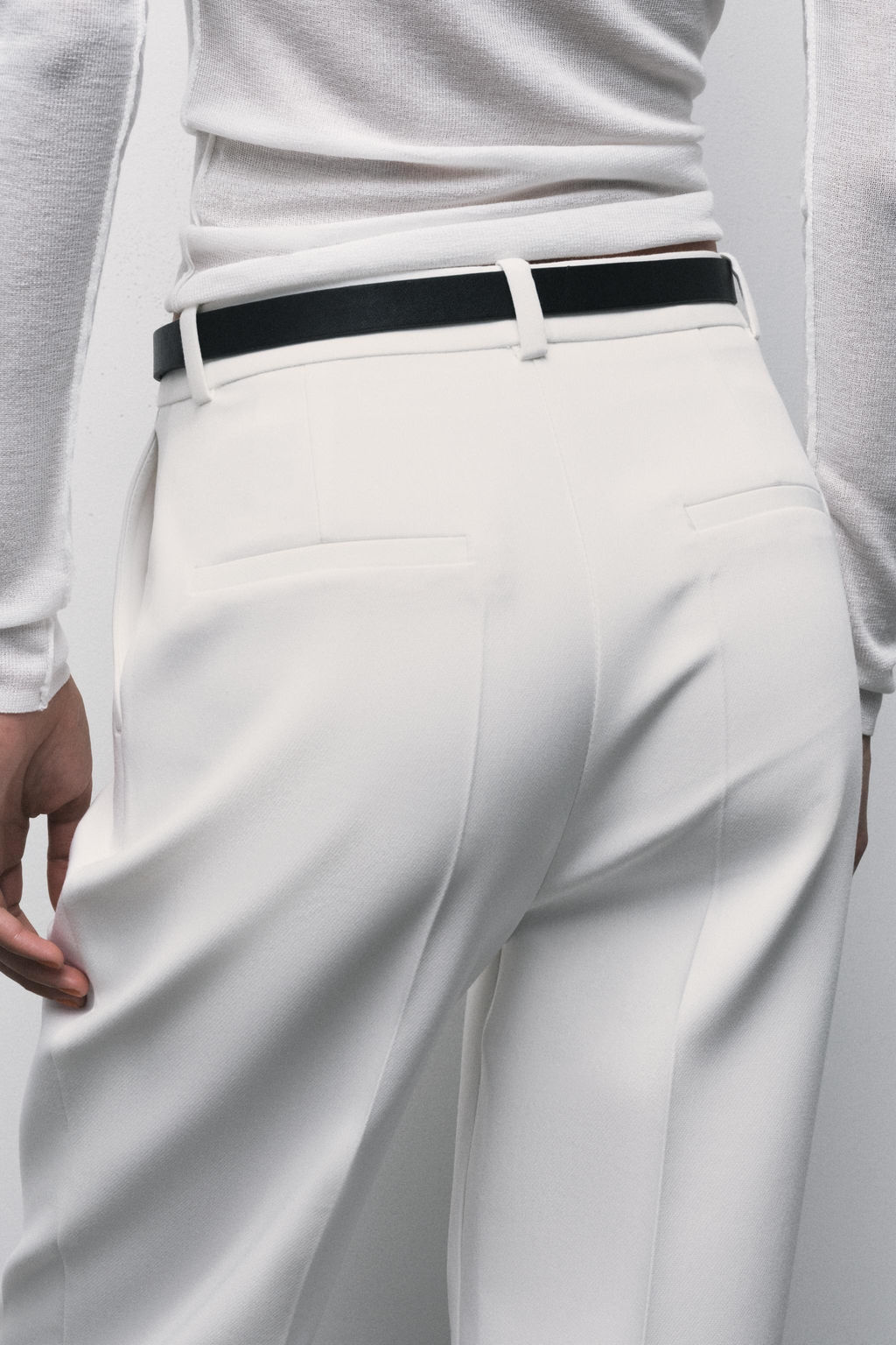 TROUSERS WITH BELT - Zara фото 12