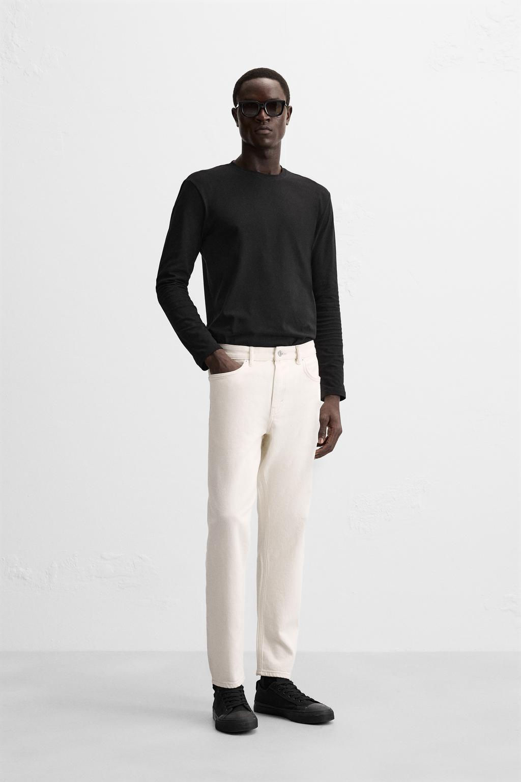 BASIC SLIM FIT T-SHIRT - Zara фото 2