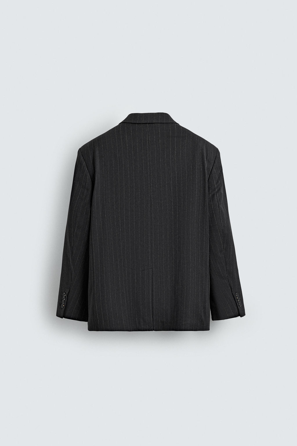 STRIPED SUIT DOUBLE-BREASTED BLAZER