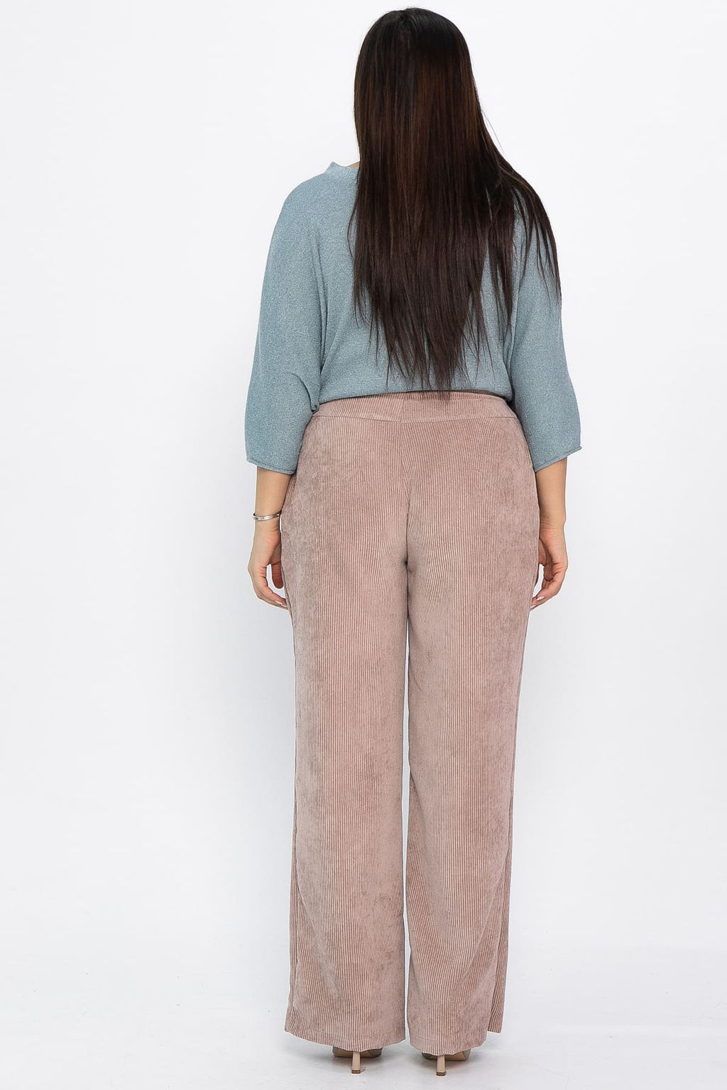 Брюки вельветовые Брауни (бежевые) Б14830-25М