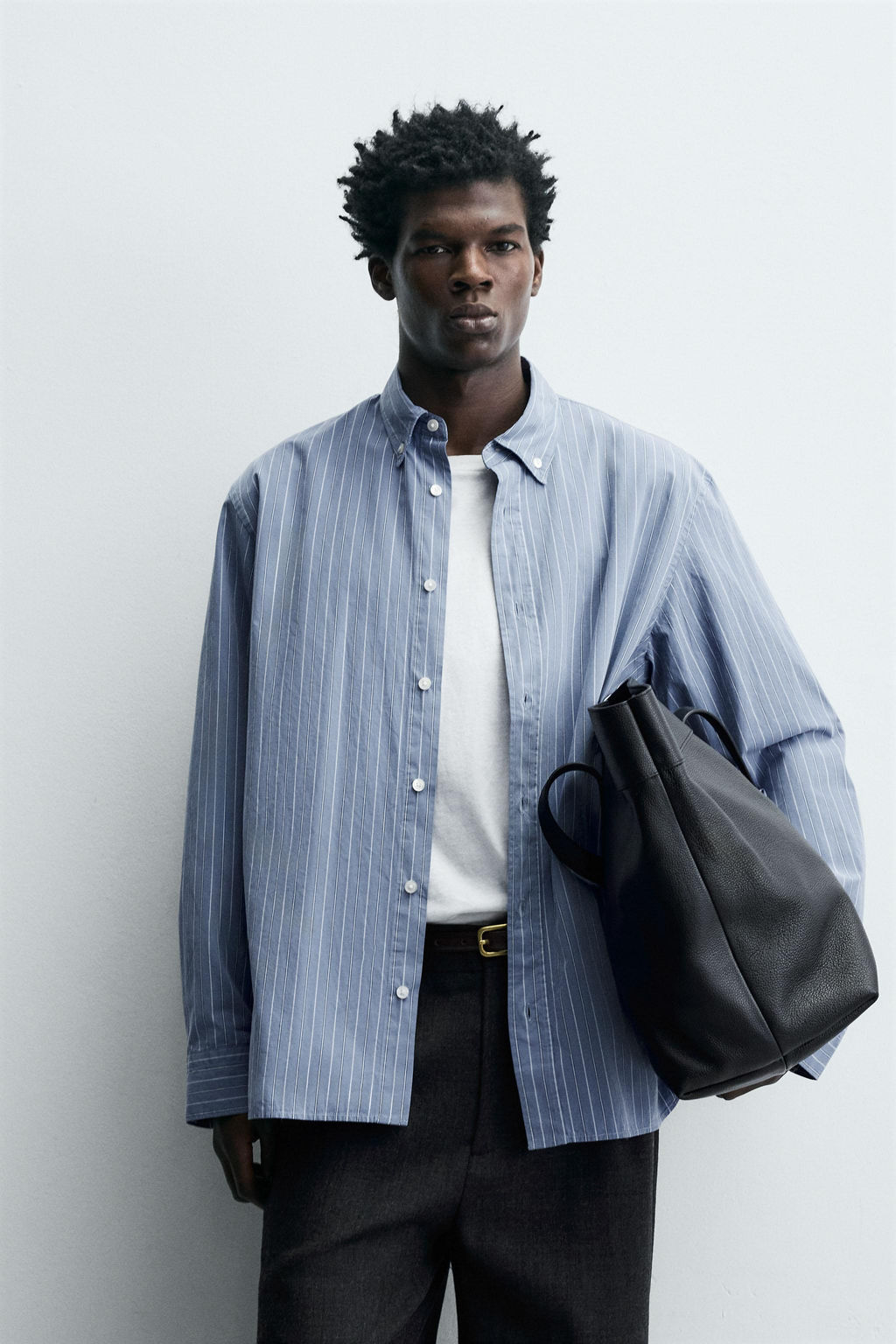 STRIPED TEXTURED SHIRT - Zara фото 2