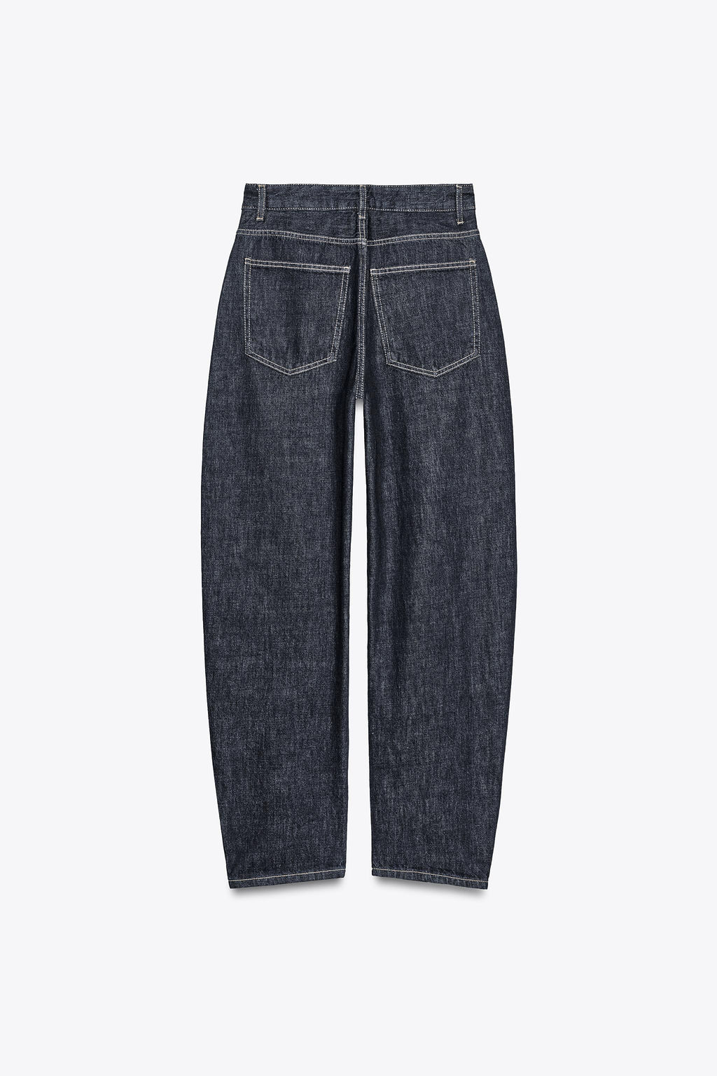 HIGH-WAIST TRF BARREL JEANS - Zara фото 7