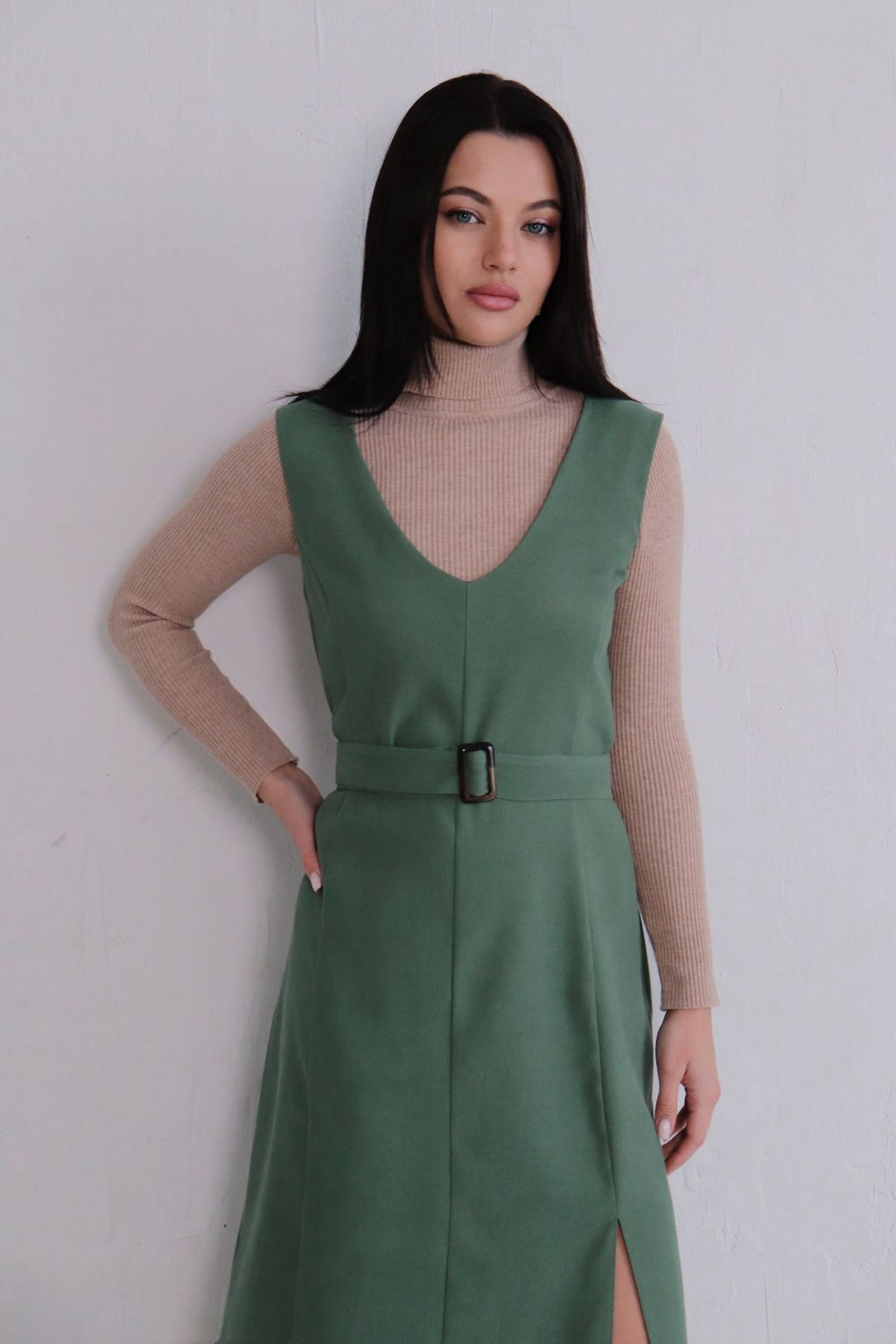 Сарафан базовый с разрезом - Martichelli фото 41