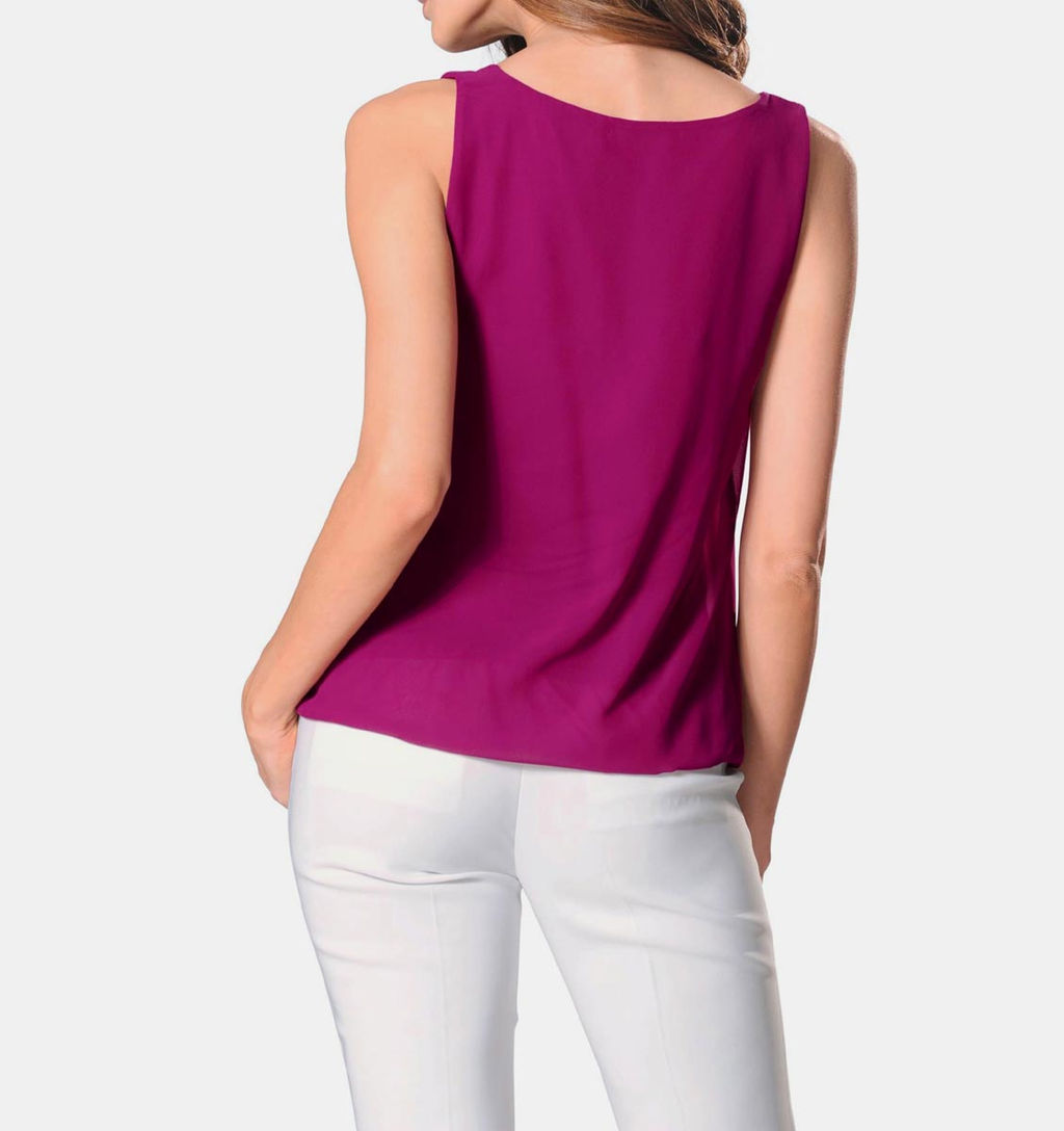Двухслойный топ, цвета ягоды - Heine фото 4